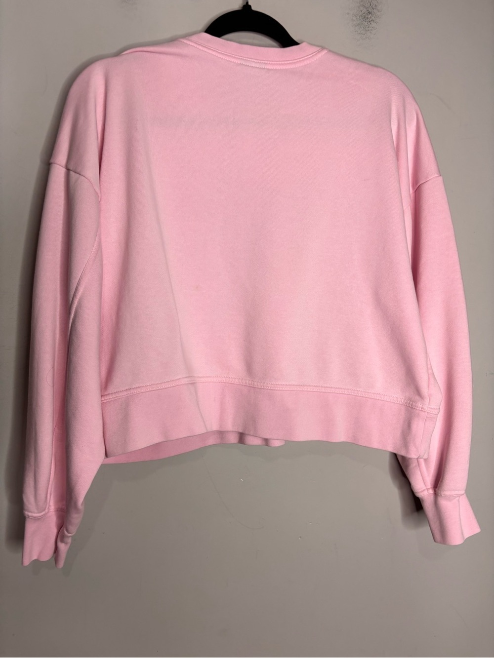 Nike Get Fit Pink Cropped Swoosh Fleece Sweatshirt, size M - Picture 7 of 12